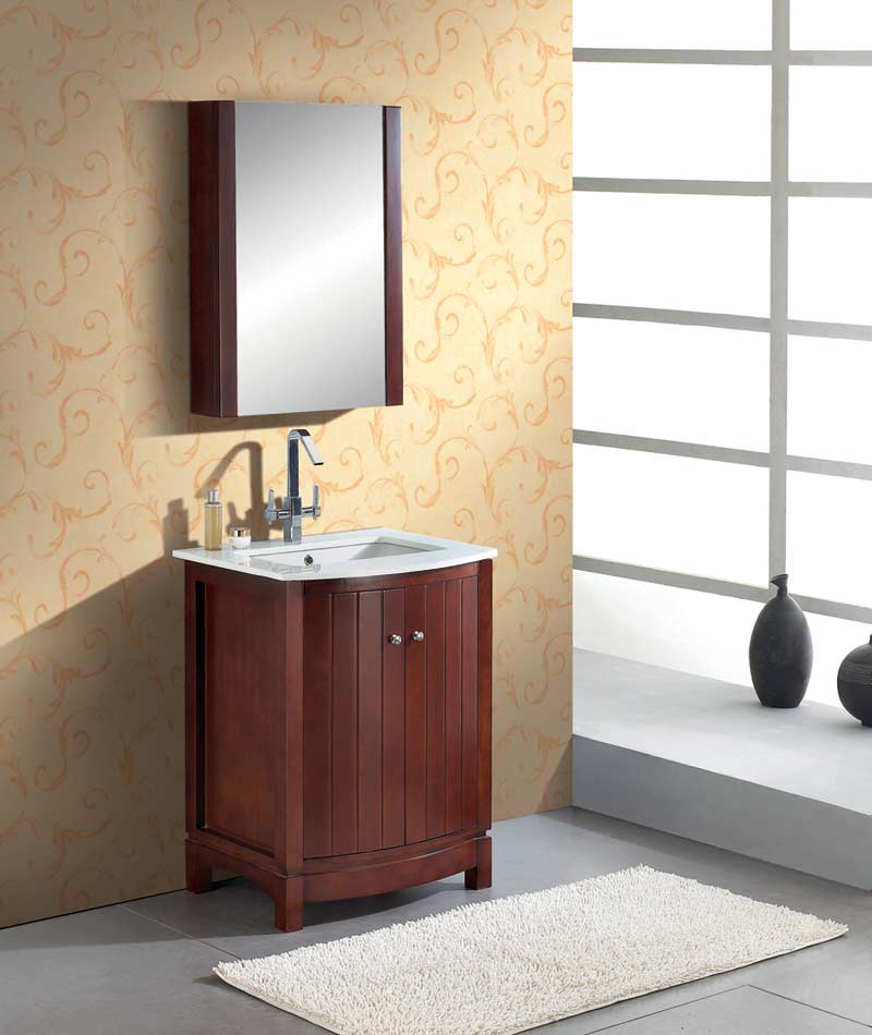 Bathroom Vanity Solid Wood Light Finish AG-M026 - Conceptbaths.com 27.5
