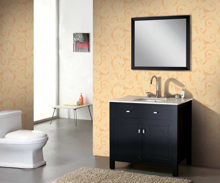 Bathroom Cabinets Espresso buy 35" espresso solid wood bathroom vanity ag-x015 on Bathroom Cabinets Espresso buy 35" espresso solid wood bathroom vanity ag-x015 on