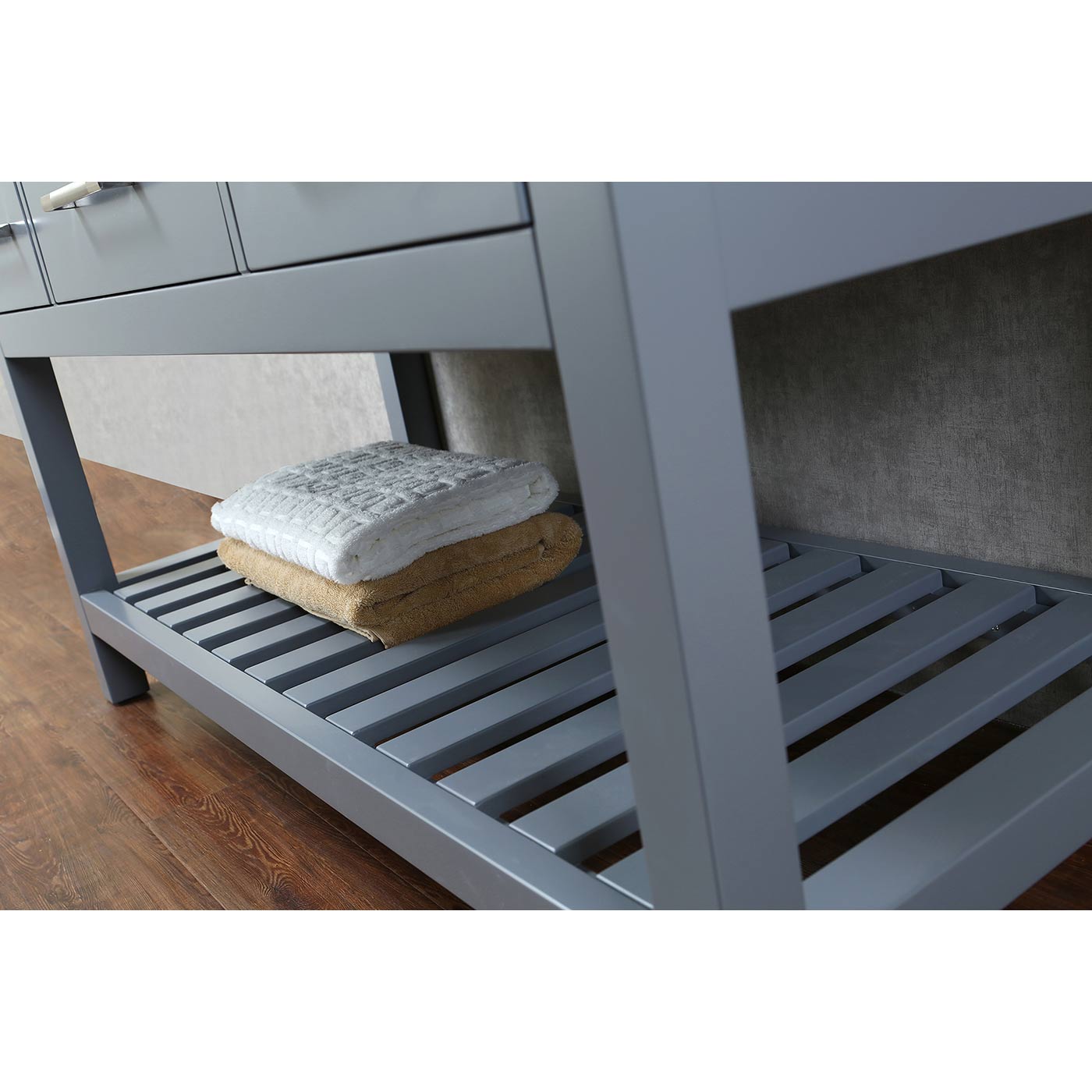 Antonia 48 Inch Solid Wood Single Bathroom Vanity In Charcoal Antonia 48 Solid Wood Single Bathroom Vanity In Charcoal Grey Hm 13002 Wmsq Cg