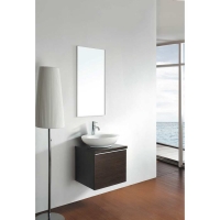 18" Wall-mount Bathroom Vanity Set in IRON WOOD Finish