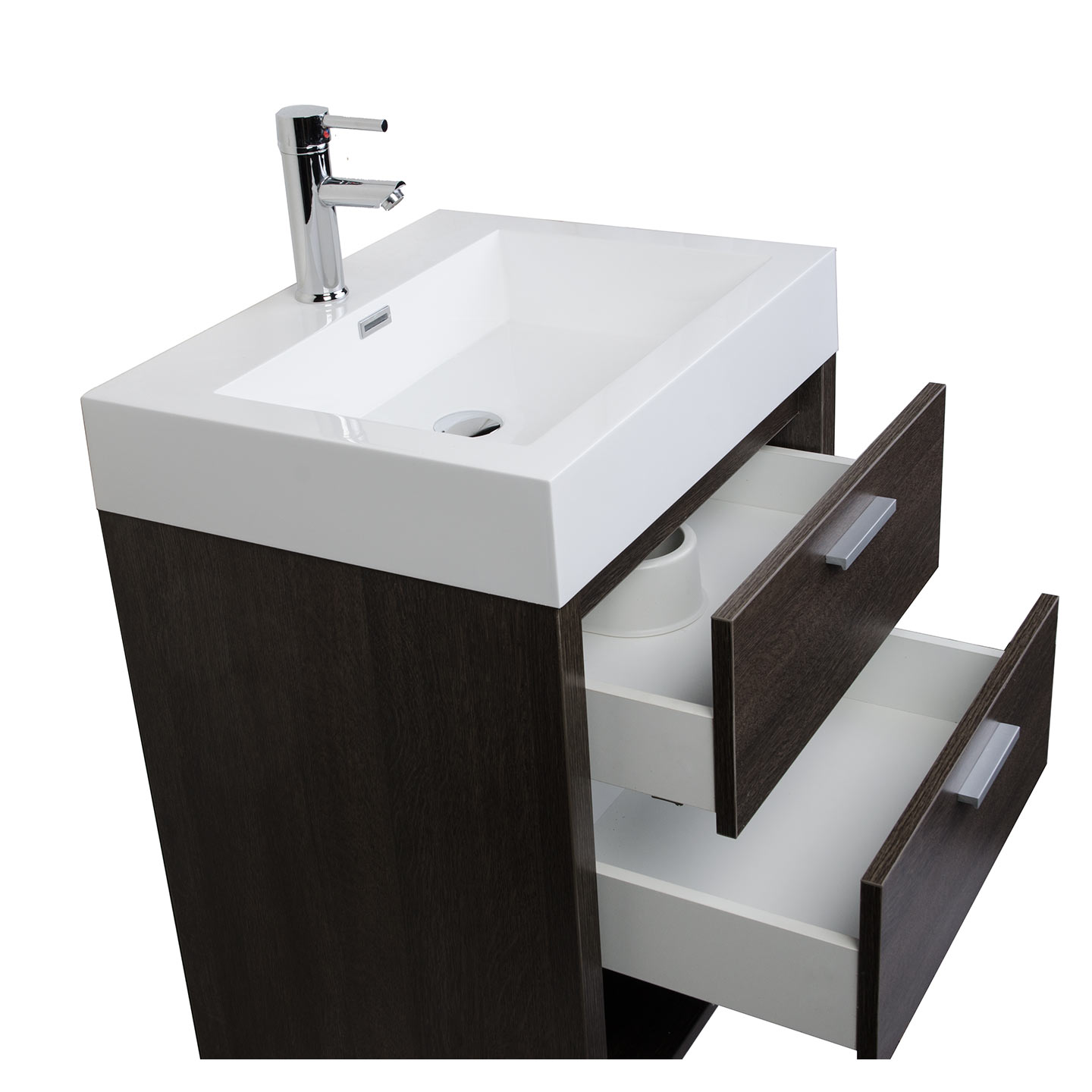 Buy Mula 235 Modern Bathroom Vanity Oak Rs L600 Ao On Conceptbathscom
