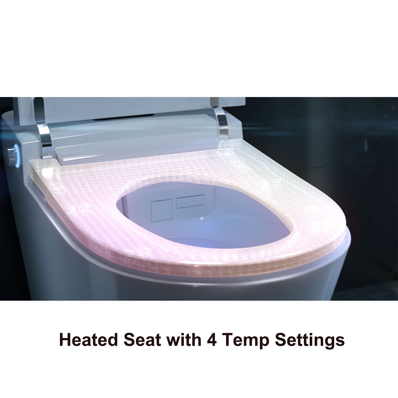Toilet Light Toilet Seat Motion Sensor UV Energy Saving Wireless