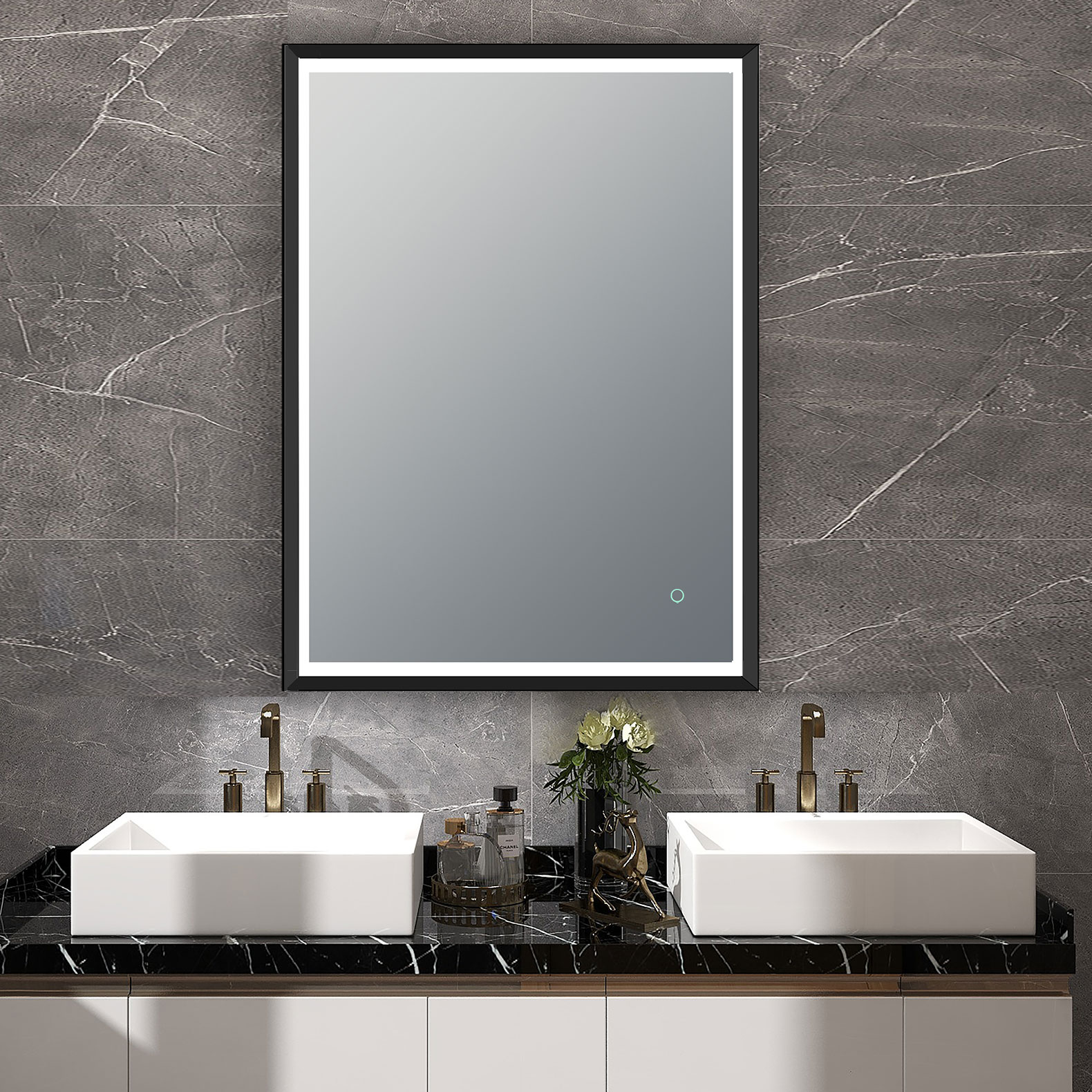 LED Illuminated Bathroom Mirrors and Bathroom Cabinets