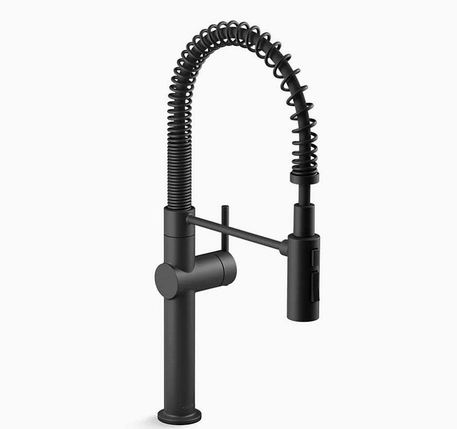 Kohler Quadrat-Fußleiste – Mattschwarz, Badezimmer Zubehör Für Badewanne & Dusche