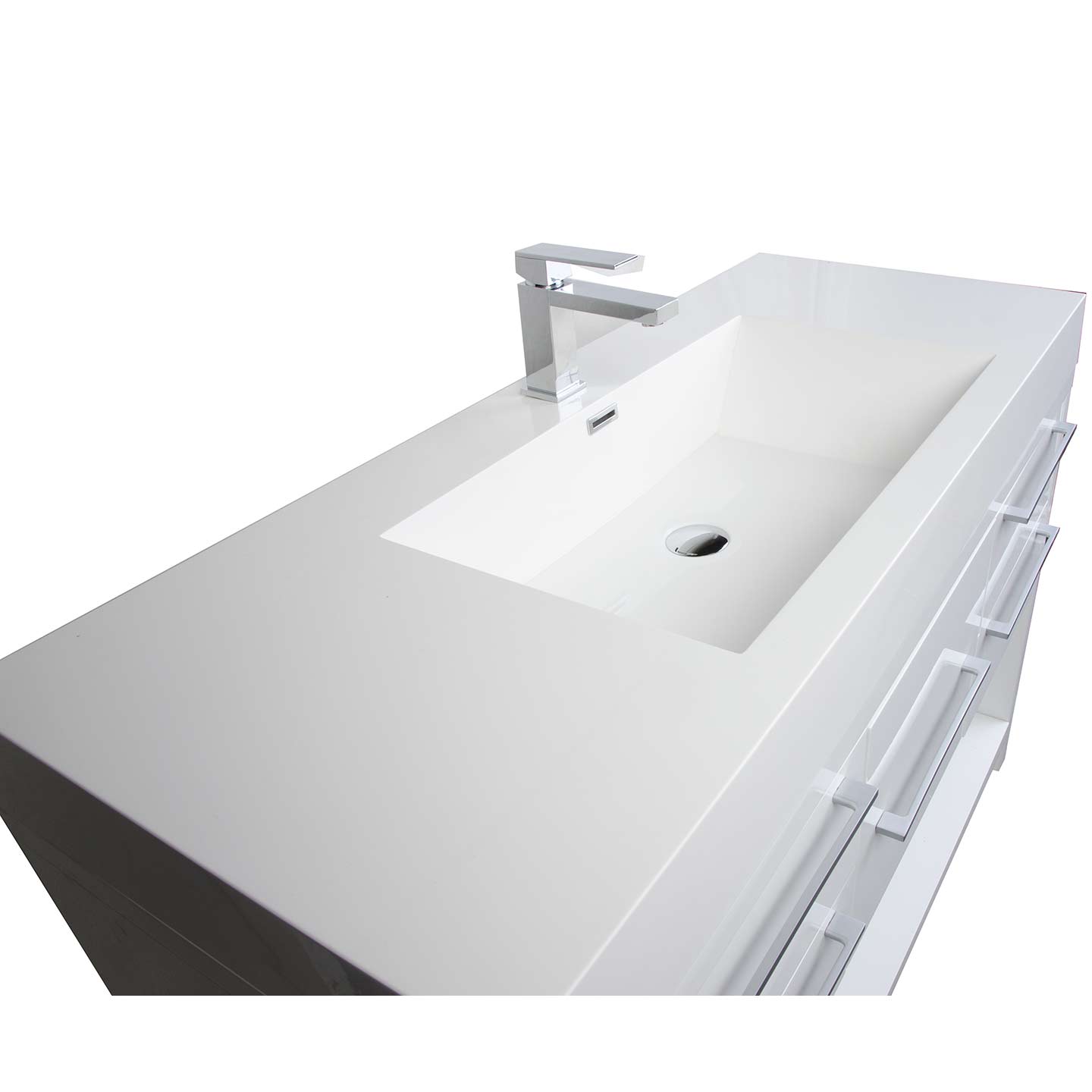 Buy Lodi 47 Inch Modern Bathroom Vanity Set Glossy White Finish Tn L1200 Hgw Conceptbaths Com
