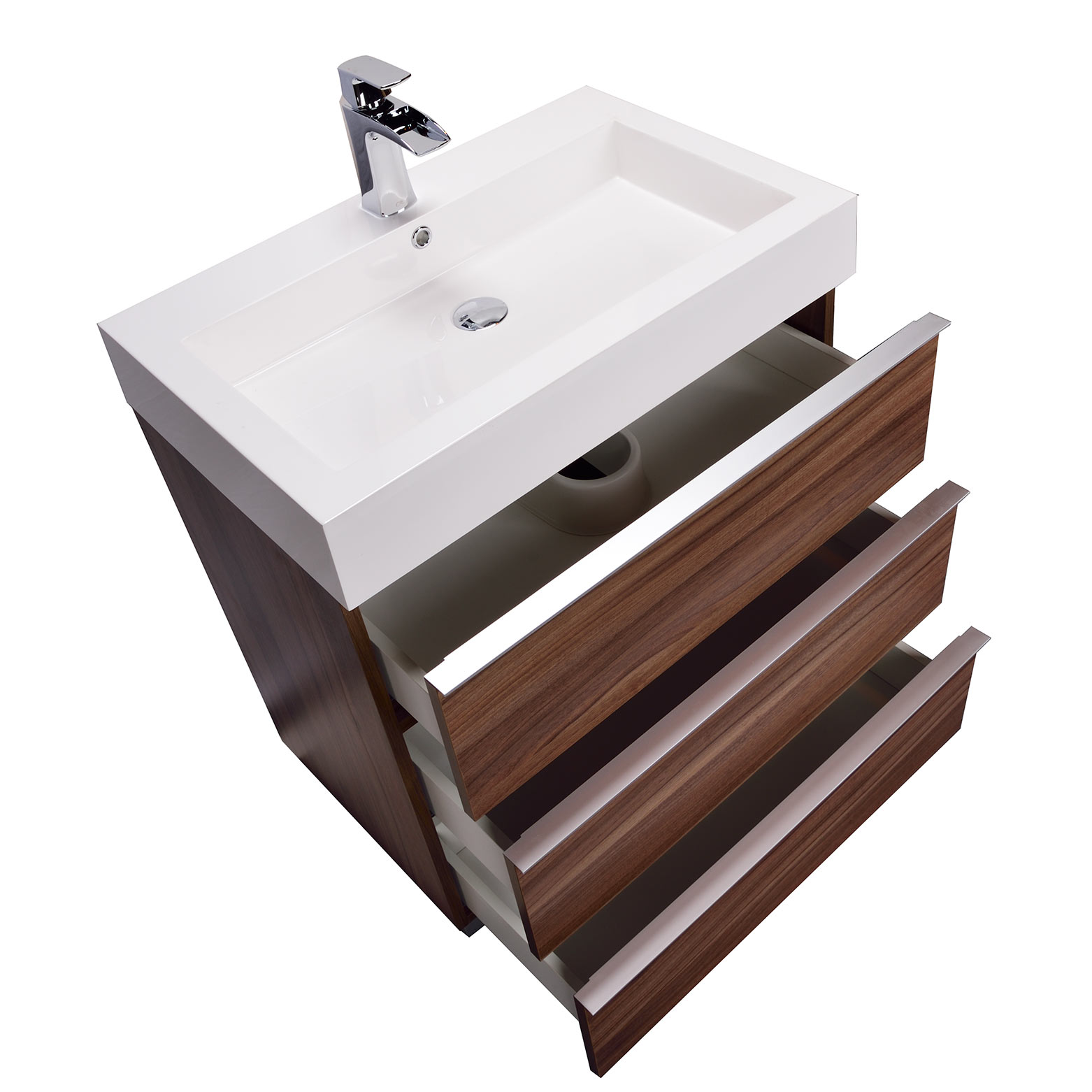 Buy 29.25 Inch Single Bathroom Vanity Set in Walnut RSL750WN