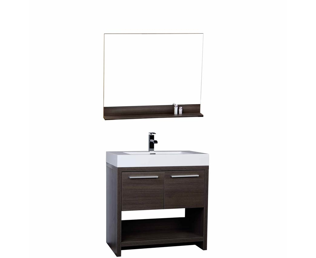 Modern Bathroom Vanity Set Grey Oak Tn, Bathroom Vanity Tables