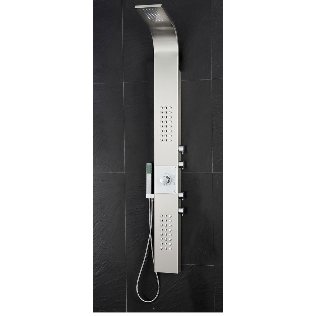 Contemporary Shower Column with Waterfall Top Head VS9902 by ...