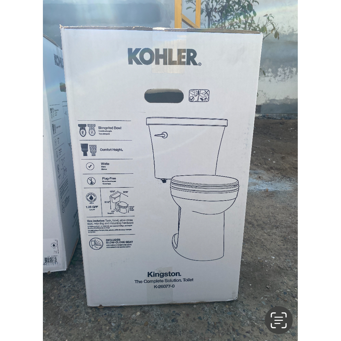 Buy Kohler K-26077-0 Kingston The Complete Solution two-piece elongated ...