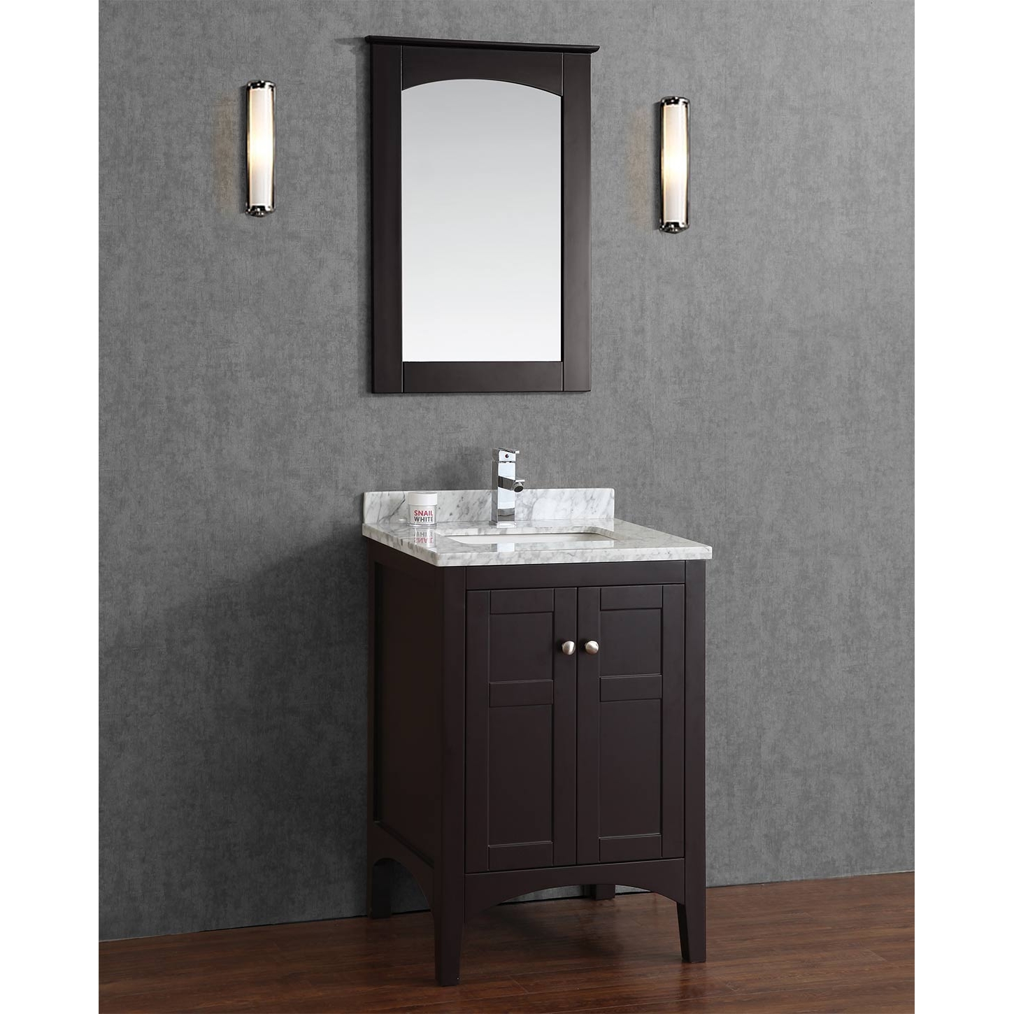 Solid wood 2025 vanity 24 inch