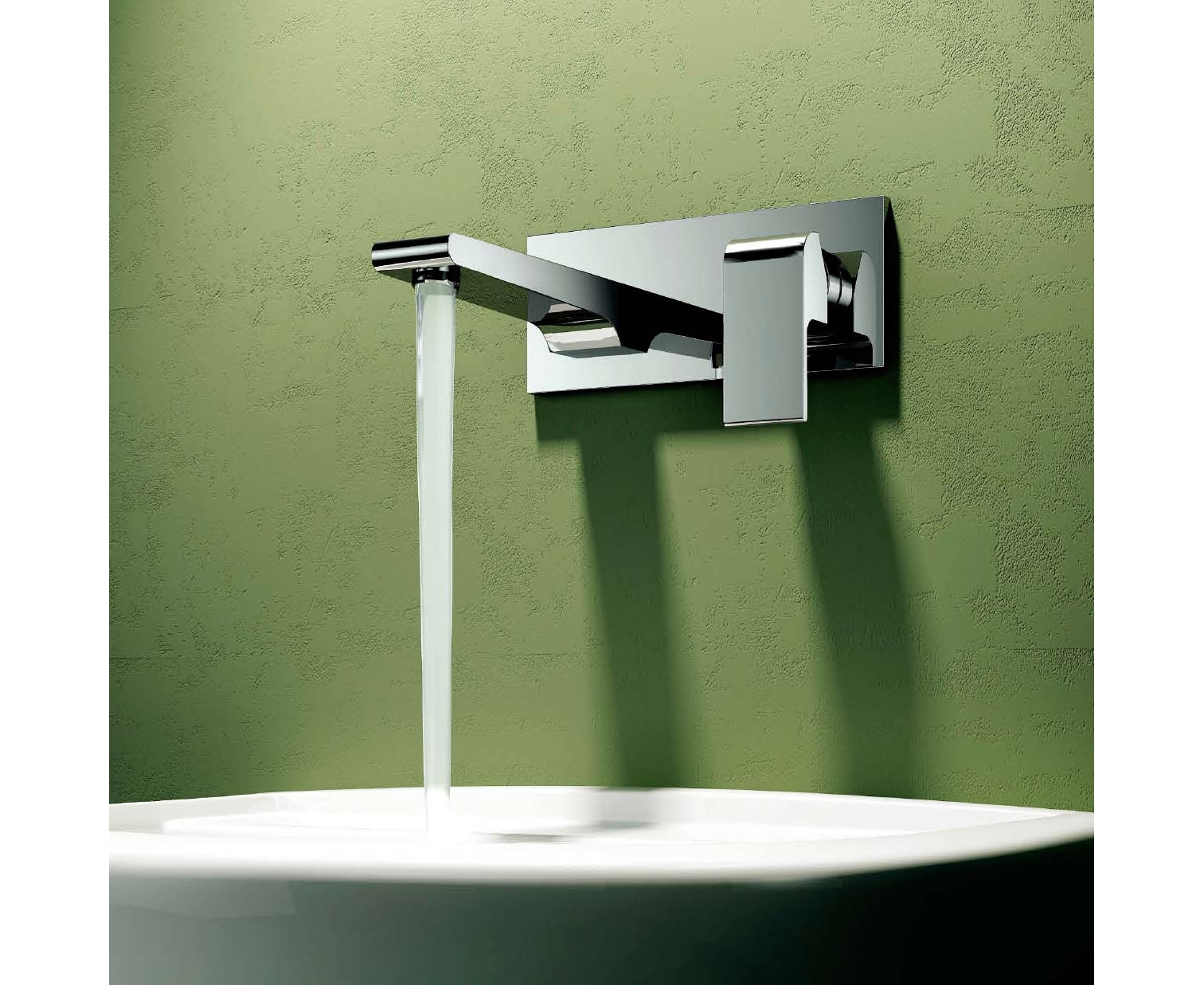 bronze wall mounted bathroom sink faucet