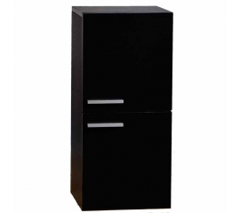 12 Inch Linen Side Cabinet with Two Doors in Walnut TN-T690-SC-BK