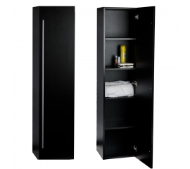 116" x 67" Linen Cabinet in Black TN-N1200-SC-BK