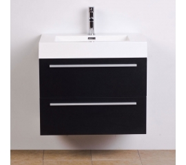 26.75" Single Bathroom Vanity Set in Black TN-T690-BK