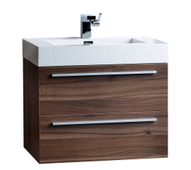 26.75" Single Bathroom Vanity Set in Black TN-T580-GO