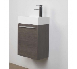 18" Bathroom Vanity Set  Grey Oak TN-T460-GO