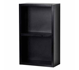 12 Inch Linen Cabinet with Open Storage in Black TN-T690-SHELF-BK