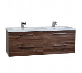 67" Modern Double Vanity Set Grey Oak TN-A1710-GO