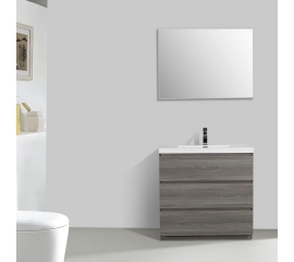 Edison 35.5" Single Bathroom Vanity Set in Maple Grey TN-ED900-MG