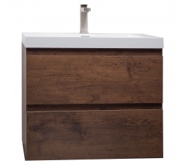 Angela  23.5" Wall-Mount Bathroom Vanity, Rosewood TN-AG600-RW