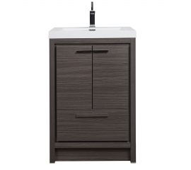 CBI Enna 23.5-inch Modern Bathroom Vanity in Char Oak TN-LA600-CO