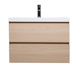 Angela 29.5" Wall-Mount Bathroom Vanity ,White Oak TN-AG750-WO