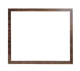 Framed Wall Mirror 39.25 in. W x 29.5 in. H Rosewood Finish TN-1000-M-RW