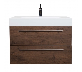 31.5" Wall-Mount Contemporary Bathroom Vanity, Rose wood,  TN-M800-RW