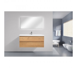 Angela 41.9" Wall-Mount Bathroom Vanity, Natual Oak TN-AG1065-NO