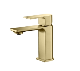 CBI Columbia Single Control Bathroom Faucet, Brushed Gold AV-BF07BG