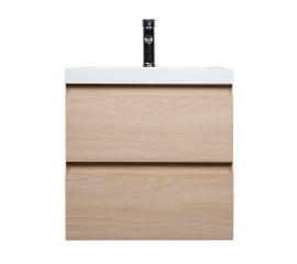 Angela  23.5" Wall-Mount Bathroom Vanity White Oak TN-AG600-WO