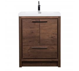 CBI Enna 29.5 Inch Modern Bathroom Vanity in Rosewood TN-LA750-RW