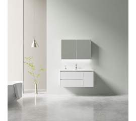 Andes 41.9" Wall-Mount Bathroom Vanity in Gloss White with White Vanity Top TN-AD1065L-HGWAndes 41.9" Wall-Mount Bathroom Vanity in Gloss White with White Vanity Top TN-AD1065L-HGW