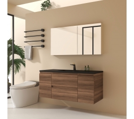 Soft close doors with 105° opening capability for easy cabinet access