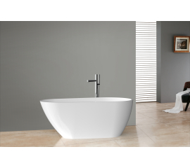 ConceptBaths Fontana 59" Acrylic Freestanding Tub with Integrated Drain and Overflow 59" x 31.5"