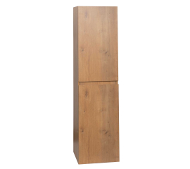 Angela 16" x 59" Wall Mounted Linen Cabinet, Natural Oak