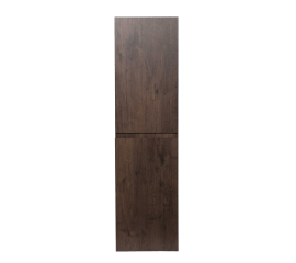 Modern ROSEWOOD linen cabinet with reversible soft-close doors