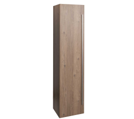 16" x 67" Wall Mounted Linen Cabinet,  Red Oak