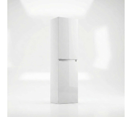 Angela 16 inch Wall Mounted Linen Cabinet in Gloss White