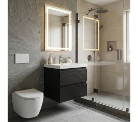 Angela  24 inch Wall-Mount Bathroom Vanity  TN-AG600-BK, BlackAngela  24 inch Wall-Mount Bathroom Vanity  TN-AG600-BK, Black