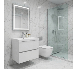 Angela 24 inch Wall-Mount Bathroom Vanity in High Gloss White  TN-AG600-HGW