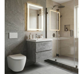 Angela 24 inch Wall-Mount Bathroom Vanity,  Maple Grey TN-AG600-CG