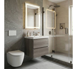 Angela 24 inc  Wall-Mount Bathroom Vanity,  Maple Grey TN-AG600-MPG