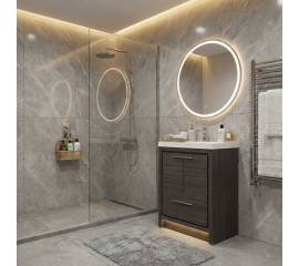 CBI Enna 30 Inch Modern Bathroom Vanity in Char Oak TN-LA750-CO