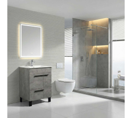 CBI Gili 28 Inch Grey Oak Modern Bathroom Vanity LS-GL28-CG