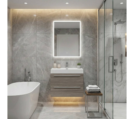 27 Inch Single Bathroom Vanity Set  Maple Grey TN-T690-MPG