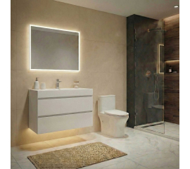 Angela 32 inch Wall-Mount Bathroom Vanity,  Gloss White TN-AG800-HGW