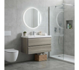 Angela 30 inch  Wall-Mount Bathroom Vanity TN-AG750-MPG, Maple Grey