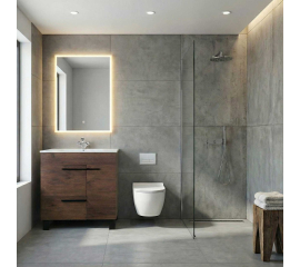 CBI Gili 36 Inch Modern Bathroom Vanity, Rosewood