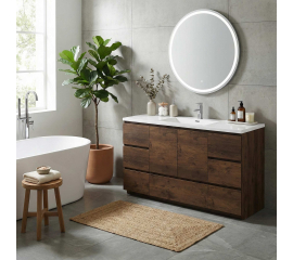 CBI Edison 48 Inch Single Modern Bathroom Vanity in Rosewood TN-ED1200-RW